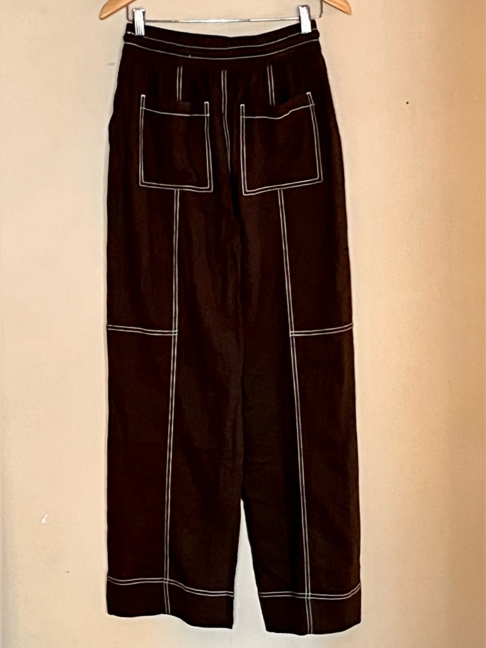 CHALME Australia Linen Blend Relaxed Leg Pant - Picture 8 of 15